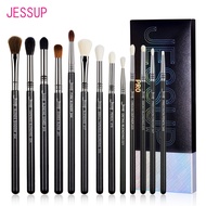 Bộ cọ trang điểm mắt Jessup 13 chiếc Cọ tán phấn mắt chuyên nghiệp Chì kẻ mắt dạng bột tổng hợp màu