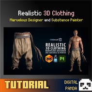 [ FULL TUTORIAL] Realistic 3D Clothing Marvelous Designer and Substance Painter
