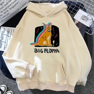 Floppa Hoodies Men Anime Streetwear Ulzzang Printed Male Hoddies Korea