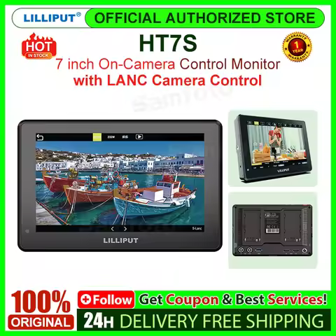 LILLIPUT HT7S 7 Inch 2000 Nits Ultra Brightness HDMI-Compatible Touch Screen Monitor 3G-SDI Input 3D