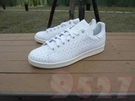 9527 ADIDAS ORIGINALS STAN SMITH 白色 全白 奶油底 洞洞 點點 男鞋 S75078