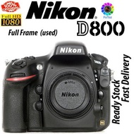 Nikon D800 Full Frame Top Model Body (used)