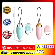 Female Sex Toy Masturbation Vibration Egg - Wireless + Remote Control - 10 Speed Vibrator Alat Sek P