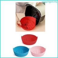 YIN Air Fryers Oven Baking Tray Fried Chicken Basket Mat AirFryer Silicone Pot Round Replacemen Grill Pan air fryer Acce