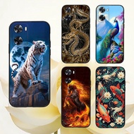 Oppo A77, A77S, A57 5G, A57 4G 2022 case printed with dragon, tiger, lion, scorpion, carp