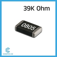 Resistor 39K 0805 SMD 39 K Ohm 39 KiloOhm Kilo Ohm SMD0805