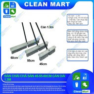 Floor Brush 45-55-60 cm (18-22-24 inches) Long Handle - CLEAN MART