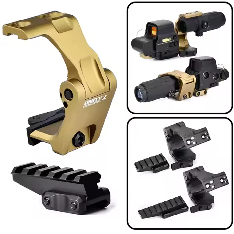 FAST FTC OMNI Magnifier Riser Unity Tactical Mount 2.26 2.91 Scope Sight Folding Eotech G33 G43 G45 