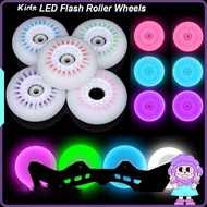 4pcs Flash Wheel LED Multicolors 70mm 68mm 64mm Outdoor Inline Skates