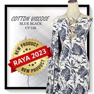 Cotton Viscose Raya 2023  Kain Pasang Printed Premium Bidang 60