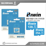 Biwin MS100 128GB 256GB microSD Card UHS-I, C10/U1/V10/A1, Up to 100 MB/s Read