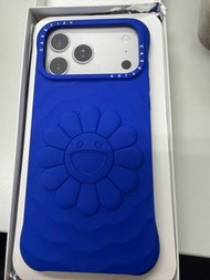 放村上隆 藍色17pro max手機殼