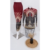 Batik couple/baju batik couple/batik set/batik Long Sleeve/Skirt set