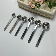 304 Stainless Steel Measuring Spoon with Scale 5ml-30ml Baking Coffee Kitchen Measuring Spoon Gram N