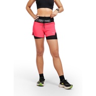 Quần Short Thể Thao Chạy Bộ Nữ Đa Năng MOTIVE WM SHORT BELT - Màu Hồng