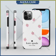 Kate Spade Phone Case for iPhone 14 Pro Max / iPhone 13 Pro Max / iPhone 12 Pro Max / iPhone 11 Pro Max / XS Max / iPhone 8 Plus / iPhone 7 plus Anti-fall Lambskin Protective Case Cover ZXVMHJ