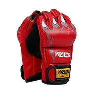 Premium open-fingered Wolon boxing gloves