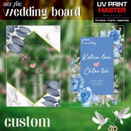 15Design Wedding Board [Custom] Personalized Acrylic Wedding Signage Party Event Welcome Board Majli