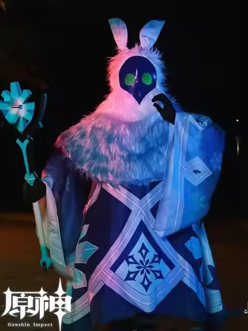 Hot Game Genshin Impact Cosplay Water Attribute Abyss Mage Fire Ice Thunder Costume Custom Cos Suit 