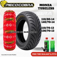 Piecocobra NMAX & AEROX TUBELESS Tire 110/70-13, 130/70-13, 110/80-14, 140/70-14