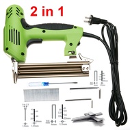 220V 1800W Electric Stapler Gun 2 in 1 Eletric Nails Staple Gun Power Tools U-Shaped Straight Nail G