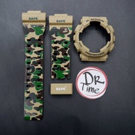 G-Shock Strap Frame Bape Screen Print Model GA-110 GA-100 GA-120 GA-140 GD-100 GD-120 GAX-100 Screwd