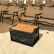 Thùng Gấp Gọn Camping Đa Năng Nordisk Nắp Gỗ Thùng Đựng Đồ Để Xe Ô Tô Đi Cắm Trại Câu Cá