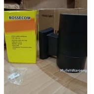 KAP LAMPU DINDING BOSSECOM PILAR TAMAN WALL LAMP 1 ARAH BE 010 E27 SNI