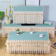 Tablecloth☈✷◘LCD TV set dust cover 50 inch 55 inch hanging type TV cabinet cover coffee table cover