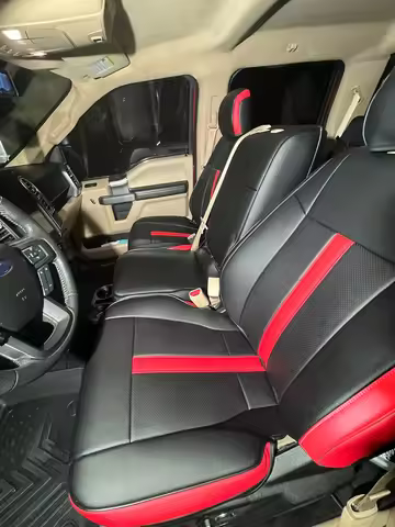 For F150 Custom Fit for 2009-2023 Ford F150 F-250 F-350 F150 F250 F350 Car Accessories Seat Covers 5