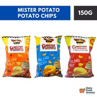 Mister Potato Jumpo Pack Potato Chips - 150g (Flavor: Hot & Spicy / Tomato / Barbecue) | Mister Pota
