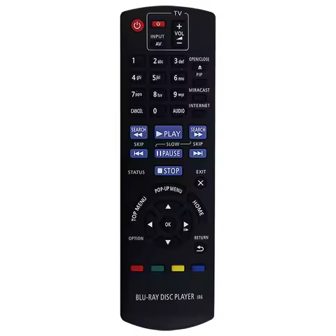 Compatible with Panasonic DVD DMP-BDT460 DMP-BDT360 DMP-BDT361 DMP-BDT365 DMP-BDT465 remote control 