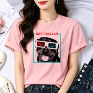 Rottweiler T-Shirt - Korean Fashion for Summer Gothic Gyaru Style