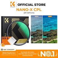 K&F CONCEPT Nano-X CPL Filter 95-127mm Large Size Camera Filter -Ultra HD Waterproof Hard Glass