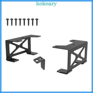 KOK Adjustable Desk Mount Gaming Console Rack for Gaming Systems Space Saving Storage Under Desk Gam