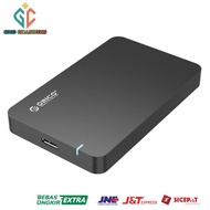 HITAM Orico 1-Bay 2.5 SATA External Enclosure with USB 3.0 - Black