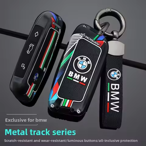 Key Fob Cover Shell Case Soft Fits for 2024 2025 BMW IX IM I5 M60 X5 X7 X6 IX I7 Remote Car Key