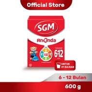 SGM ANANDA 0-6 & 6-12 Bulan 600 gram Susu Formula penunjang ASI NoN Rasa