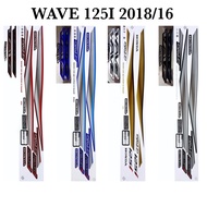 Zumo Sticker Wave125i Wave125i 2018 Model 16 (Bright Color Shiny Color) Genuine Glossy Coating)