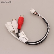[MY] 8P RCA RR RL Audio Output MaleFemale Plug Cable Android Car Radio Multimedia Universal TS10 TS1