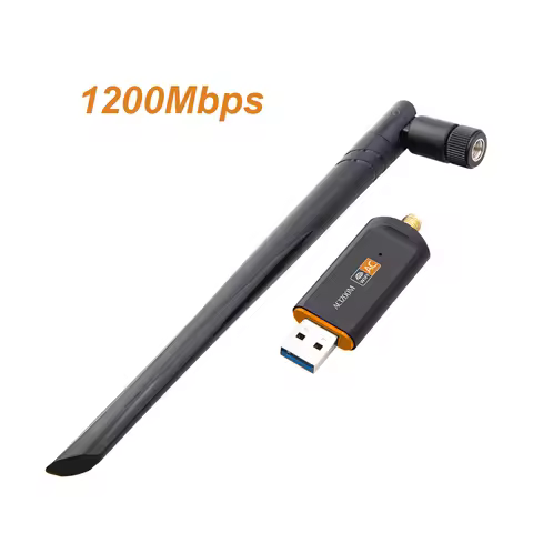 USB 3.0 1200Mbps Wifi Lan Adapter with Antenna 2.4G and 5G band RTL8812BU Wireless-AC Wlan Dual Band