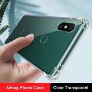 Luxury Soft Silicone Phone Case for Xiaomi Mi Mix 3 2S Mix3 Mix2S Airbag Anti Knock Transparent High Qualtiy Back Cover