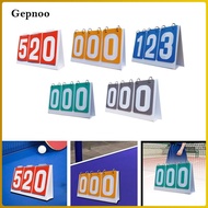 Gepnoo 3-Digit Scoreboard Scoreboard Lightweight Multi-Sport Flip Score Board for