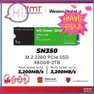 Great promotion ☼TMT WD Green SN350 240GB 480GB 500GB 960GB 1TB 2TB M.2 2280 PCIe NVMe SSD⊿