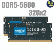 Crucial DDR5 5600 64G (32GBx2) sodimm CT2K32G56C46S5 Laptop Computer Memory