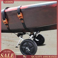 [Gedon] Foldable Kayak Trolley with Solid Rubber Tires, Lashing Straps, Kayak Trailer, Canoe Carrier