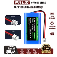 PALO  3.7V 18650 5200mAh Rechargeable Li-ion Battery For RC Car Drone GPS Tablet Speaker Toy