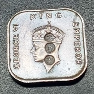 British Malaya King George VI 1 Cent 1941 大日本