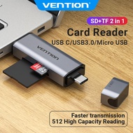 Vention SD Card Reader USB Type C to Micro SD TF Card Adapter for Laptop Accessories Phone Smart Mem