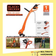 【READY STOCK】Black & Decker 350W String Grass Trimmer GL350L